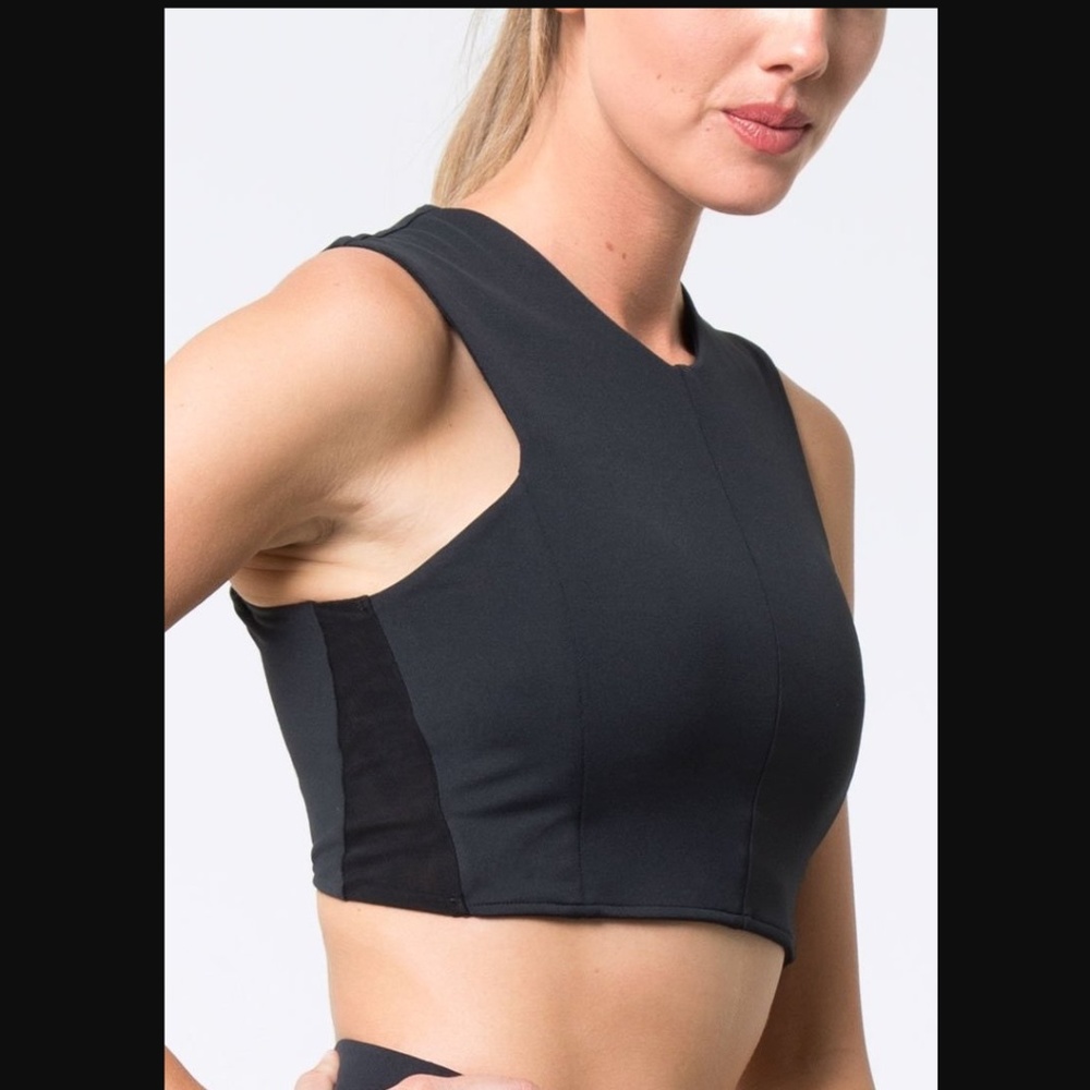New MPG Star Crossed Sports Bra Top Medium